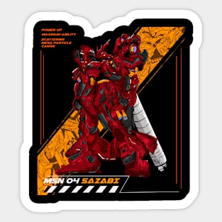 SAZABI ILLUSTRATION Sticker